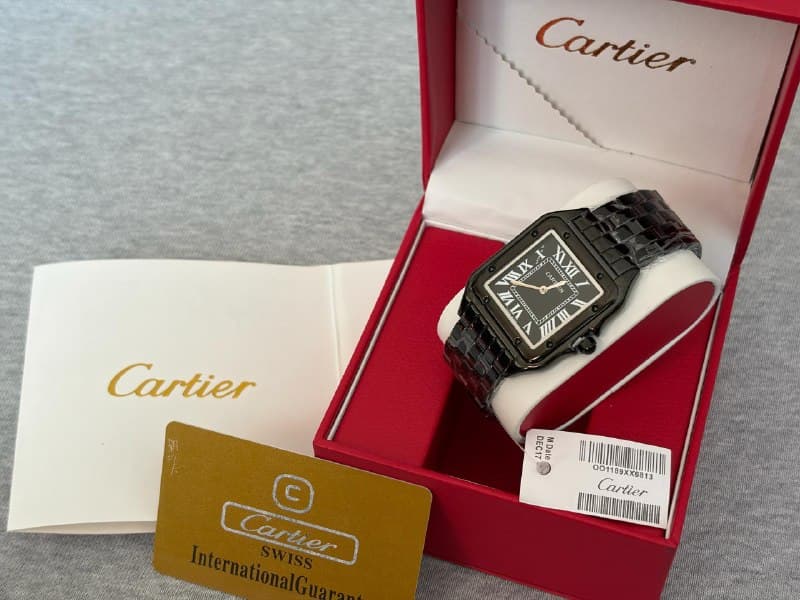 Santos de Cartier тонкие Gold